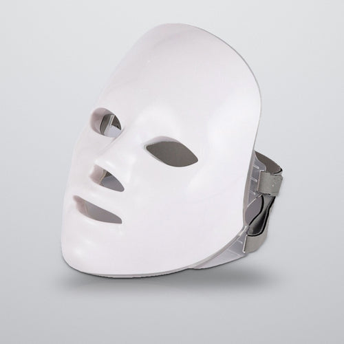 LumeClear LED face mask on a light grey background